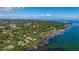 Aerial view of waterfront community with docks at 1130 Serpentine S Dr, St Petersburg, FL 33705