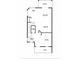 Detailed floor plan showcasing the layout of the residence, including dimensions of each room at 125 Shoals Cir, North Redington Beach, FL 33708