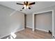 Bedroom featuring a closet, natural light, and a ceiling fan at 1425 Monte Lake Dr, Valrico, FL 33596
