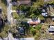 Bird's eye view of the neighborhood features tree lined streets in a suburban community at 1706 E Annie St, Tampa, FL 33612