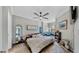 Spacious main bedroom with ceiling fan, sitting area and lots of natural light at 2773 Via Cipriani # 1330B, Clearwater, FL 33764