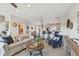 Cozy living room and breakfast bar offering comfortable seating, stylish decor, and a relaxed, inviting atmosphere at 31 Estuary Trl, Clearwater, FL 33759