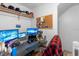 Well-lit office space with multiple monitors and ample workspace at 423 Shaddock St, Tarpon Springs, FL 34689
