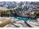 Screened pool area with covered lanai for entertaining and relaxing at 4967 162Nd N Ave, Clearwater, FL 33760