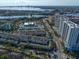 Breathtaking aerial view showcasing the city skyline and waterfront at 501 Knights Run Ave # 2101, Tampa, FL 33602