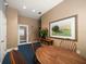 Cozy dining area with a wooden table and chairs, ideal for intimate meals and gatherings at 501 Knights Run Ave # 2101, Tampa, FL 33602