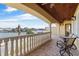 Spacious balcony with outdoor seating and stunning views of the water and surrounding landscape at 7986 9Th S Ave, St Petersburg, FL 33707