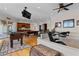Spacious game room with a pool table, foosball table, and kitchenette, perfect for entertaining at 7986 9Th S Ave, St Petersburg, FL 33707