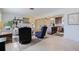 Open-concept living space showcasing a seamless transition to the kitchen and dining area at 967 43Rd Ne Ave, St Petersburg, FL 33703