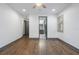 Spacious bedroom with hardwood floors and gray trim at 1110 25Th N St, St Petersburg, FL 33713