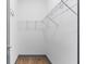 Walk-in closet includes wire shelving for optimal organization and storage space at 1110 25Th N St, St Petersburg, FL 33713