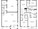 Detailed floor plan showcasing the layout of the two-story home at 1110 25Th N St, St Petersburg, FL 33713