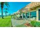 Exterior view of patio and backyard with water view at 19029 Us Highway 19 N # 29E, Clearwater, FL 33764