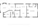 Simplified floorplan illustrating room arrangements, connections, and general layout of the home's structure at 3235 8Th N Ave, St Petersburg, FL 33713