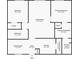 Detailed floor plan showcasing the layout including the living room, primary bedroom, kitchen, and laundry room at 4221 W Spruce St # 1123, Tampa, FL 33607