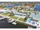 Beautiful waterfront property featuring a private dock and pool, perfect for relaxing and entertaining by the water at 5321 Bowline Bnd, New Port Richey, FL 34652