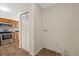 Laundry area, showcasing the hookups and flooring at 6908 Shady Pl, Tampa, FL 33634