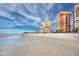 Spectacular ocean view of building and gulf beaches from the property at 17920 Gulf Blvd # 702, Redington Shores, FL 33708