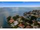 Beautiful aerial view of waterfront neighborhood offering scenic canals and boat docks at 2090 Iowa Ne Ave, St Petersburg, FL 33703