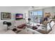 Cozy living room featuring stylish furniture and beautiful natural light at 6083 Bahia Del Mar Cir # 359, St Petersburg, FL 33715