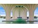 Unique perspective under the bridge showcasing the architectural design and waterfront setting at 6083 Bahia Del Mar Cir # 359, St Petersburg, FL 33715