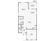First floor plan featuring living room, dining room, kitchen, office, bathroom, and screened patio at 6157 Castleton Hollow Rd, Riverview, FL 33578