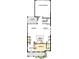 Detailed first-floor floor plan of the property, including the lanai, Gathering room, and kitchen at 7266 Kodiak Ln, Sarasota, FL 34240