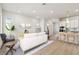 Open-concept living room featuring hardwood floors and plenty of natural light at 7266 Kodiak Ln, Sarasota, FL 34240