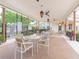 A large, covered patio offers ample seating for outdoor dining and socializing at 1616 S Lake Ave # 4, Clearwater, FL 33756