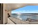 Balcony with railings and a view of the water and cityscape beyond at 2 Adalia Ave # 803, Tampa, FL 33606