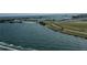 Breathtaking coastal view featuring calm waters, sandy beach and road at 2 Adalia Ave # 803, Tampa, FL 33606