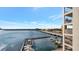 Expansive waterfront view showcasing a bridge, blue skies, and calm waters at 2 Adalia Ave # 803, Tampa, FL 33606