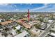 Scenic aerial view of property set within a beautiful neighborhood at 2410 W Azeele St # 220, Tampa, FL 33609