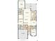 Detailed floor plan showcasing the layout of the home, including bedrooms, bathrooms, and living areas at 3583 Santa Caterina Blvd, Bradenton, FL 34211