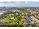 Top-down aerial view of the property showing proximity to amenities at 4215 La Sorrento Ct, Tampa, FL 33611