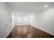 Bedroom with hard wood floors, recessed lighting and a double window for natural light at 4511 S Manhattan Ave # 18, Tampa, FL 33611