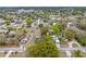 A captivating aerial shot highlights the charming neighborhood setting at 6232 Jackson St, New Port Richey, FL 34653