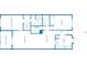 Detailed floor plan showcasing the layout of the home including bedrooms, bathrooms, and living areas at 860 Glen More Ct # B, Palm Harbor, FL 34684