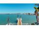 Expansive waterfront view featuring a private dock and peaceful views of the open water at 15417 2Nd E St, Madeira Beach, FL 33708