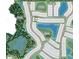 Community plot map showing the lot locations relative to wetland preserve and ponds at 29444 Toricelli Rd, Wesley Chapel, FL 33543