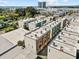 Overhead view of modern townhomes with sleek design and easy access to nearby roadways at 4810 W Mcelroy Ave # 7, Tampa, FL 33611