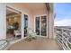 Enjoy the view from this breezy, covered balcony space at 4951 Bacopa S Ln # 801, St Petersburg, FL 33715