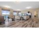 Bright living room with waterfront views, elegant furnishings, and stylish decor at 4951 Bacopa S Ln # 801, St Petersburg, FL 33715