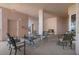 Condo patio with elegant seating provides a comfortable and relaxing place to enjoy conversation and the weather at 4951 Bacopa S Ln # 801, St Petersburg, FL 33715