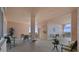 Relaxing condo patio with elegant seating and lots of light, providing a perfect place to sit and enjoy the weather at 4951 Bacopa S Ln # 801, St Petersburg, FL 33715