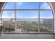 Spectacular condo window with a panoramic view of the city, the water, and the clear blue sky at 4951 Bacopa S Ln # 801, St Petersburg, FL 33715