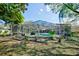 A screened-in pool provides shady outdoor entertainment at 503 Old Grove Dr, Lutz, FL 33548