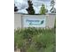 Pinecone Reserve community sign surrounded by lush greenery at 12631 Kelly Ann Loop, Brooksville, FL 34613