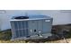 Goodman HVAC unit sitting on a concrete pad at 1507 N Lake Dr, Sun City Center, FL 33573