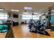 Well-equipped fitness center with modern exercise machines and mirrored walls at 1520 Gulf Blvd # 805, Clearwater Beach, FL 33767